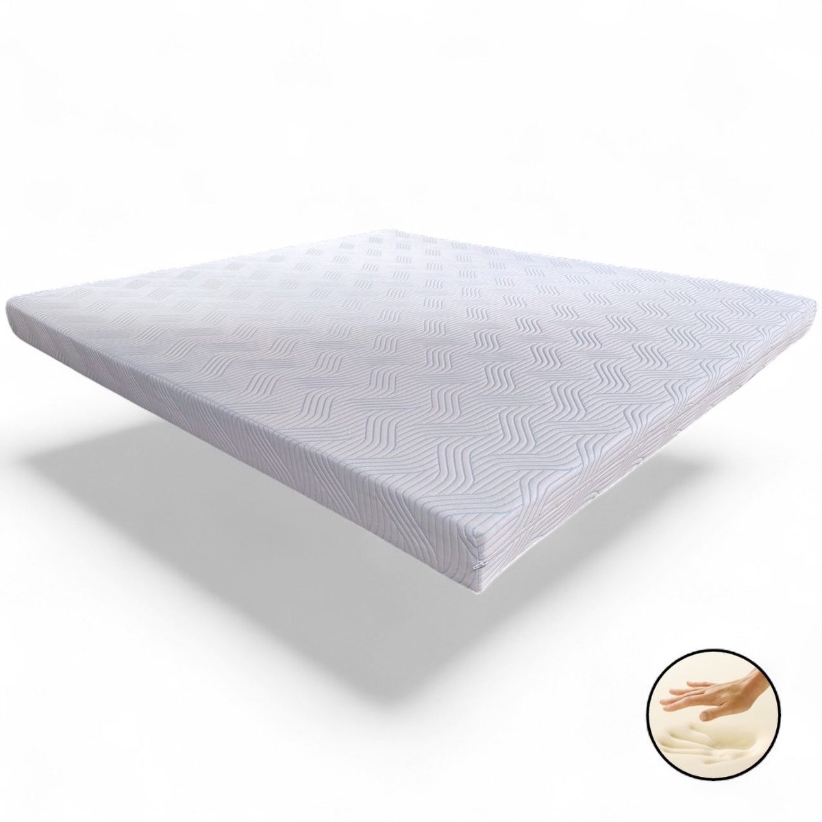 Topper 140x210 - Coolrest Plus - SG85 Traagschuim - 14cm Dik - Orthopedisch & Drukverlagend