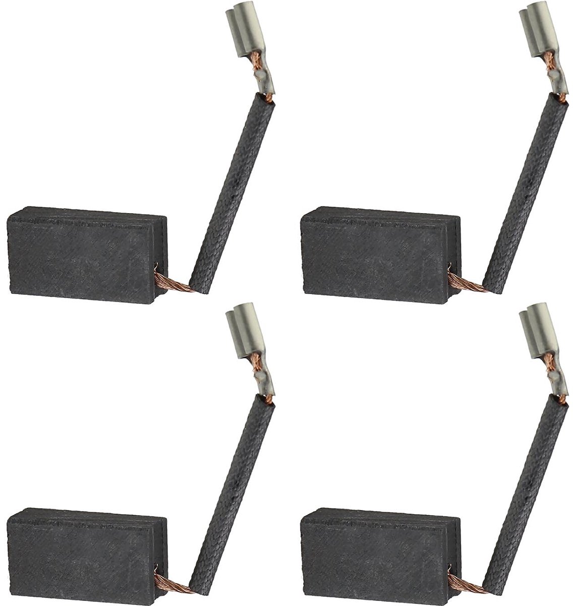2 Pairs Lawn Mover Carbon Brushes D73 6x9x17.5mm Compatible with Bosch Rotak 43 34 Ergoflex Power Tool Replacement