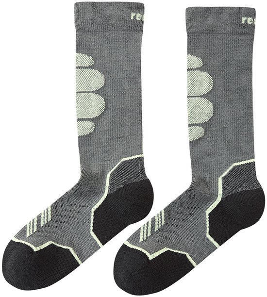 Chaussettes longues Reima Atleetti gris UE 30-33 Garçons, Filles