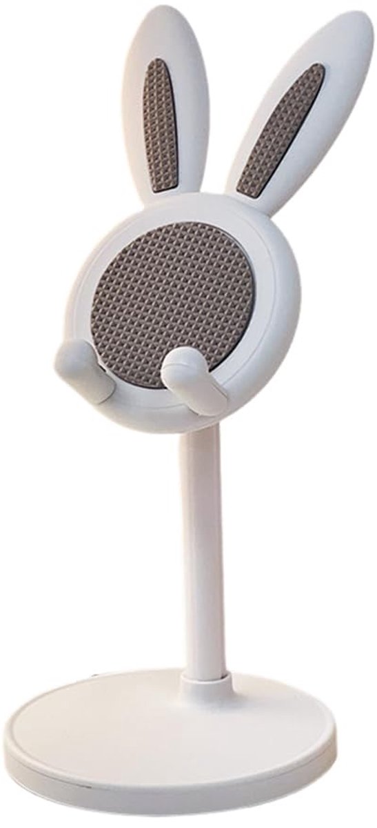 Ibenzoa® Verstelbare telefoonhouder met schattig konijntje voor diverse apparaten