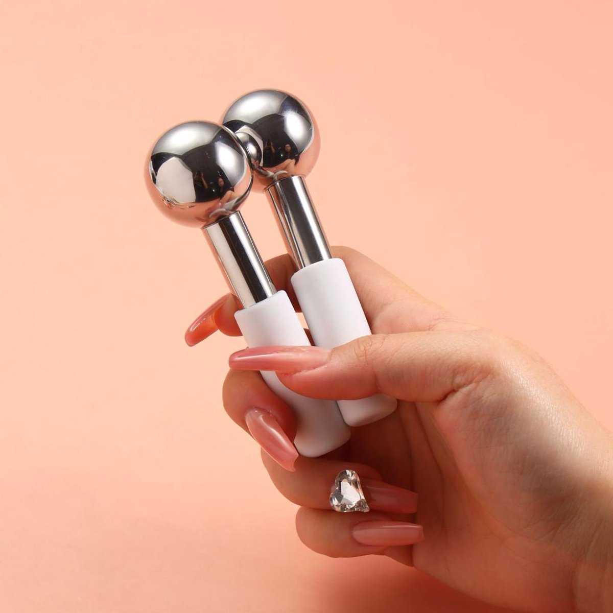 Ice Globe - Roestvrij Staal - Voor Skin Depuffing - 1 Stuk