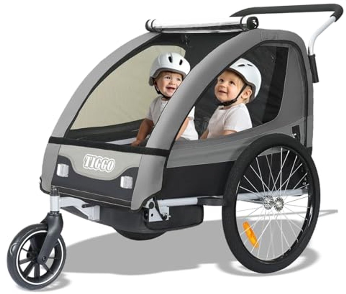 Image of 2-in-1 Kinderaanhanger en Jogger voor Fiets