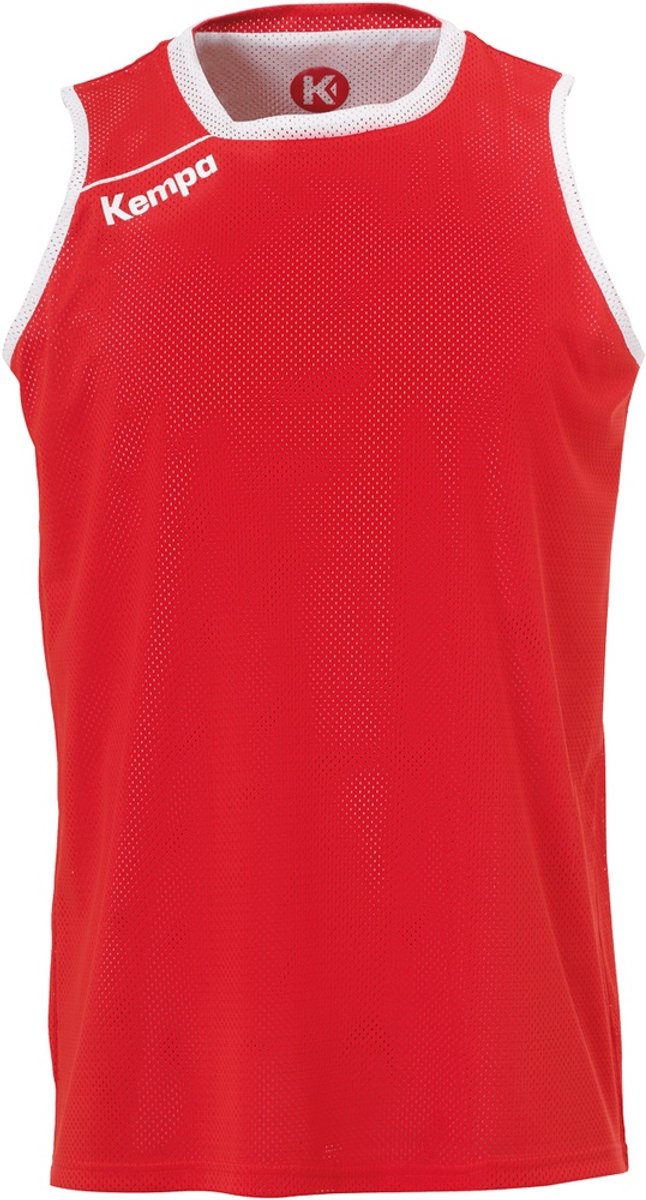 Kempa Reversible Tank Top Rood-Wit Maat M