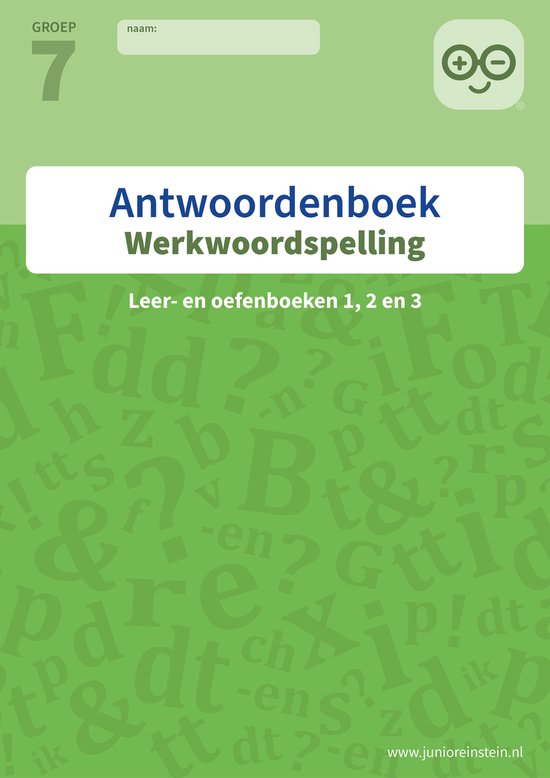 Werkwoordspelling Antwoorden Leer- en oefenboeken 1, 2 en 3  ... - cover