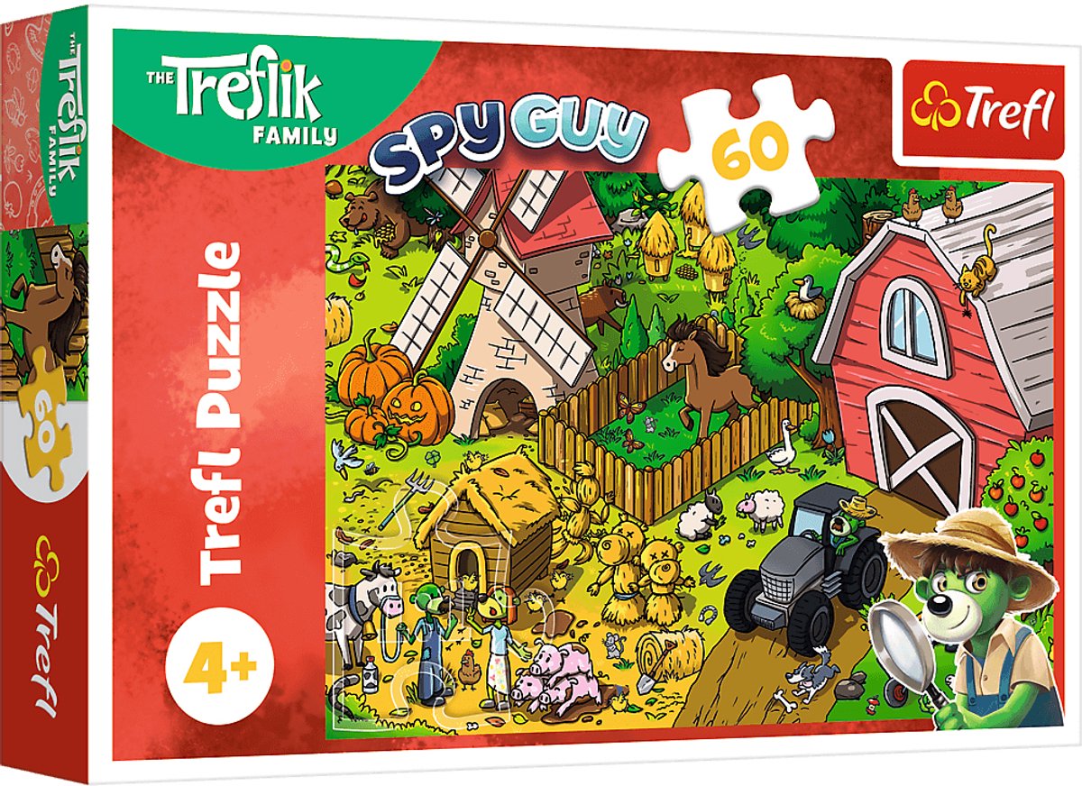 Trefl 17402, 60 stuk(s), Stripfiguren, 4 jaar