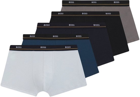 Boxer BOSS Essential 5P pour homme Hugo Boss multi-couleurs