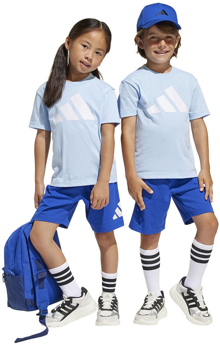 Adidas Essentials Tee Set 3-4 Years Kinderen Blauw
