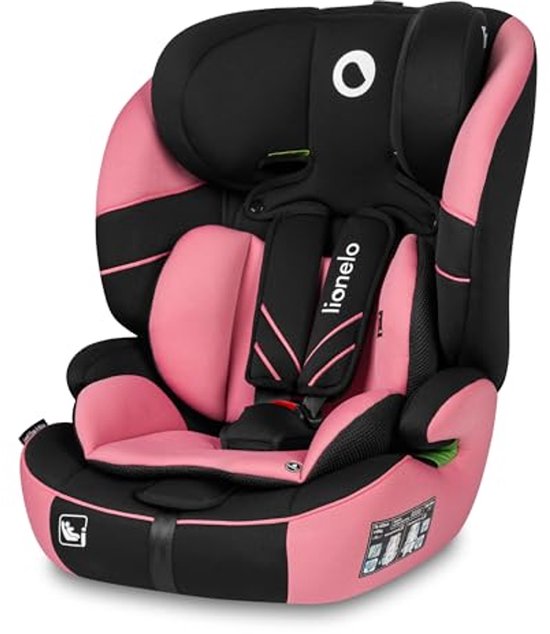 Autostoel Groep 1/2/3 – 76-150 cm – 9-36 kg – Verstelbare Hoofdsteun – Ademend Comfort – Roze