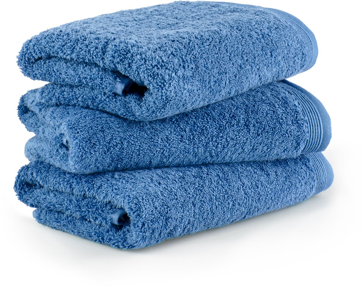 MÖVE Handdoekenset - set van 3 - 100% katoen - zacht, absorberend & huidvriendelijk - badkamer set - gemaakt in Duitsland - Superwuschel 3x 50x100 cm