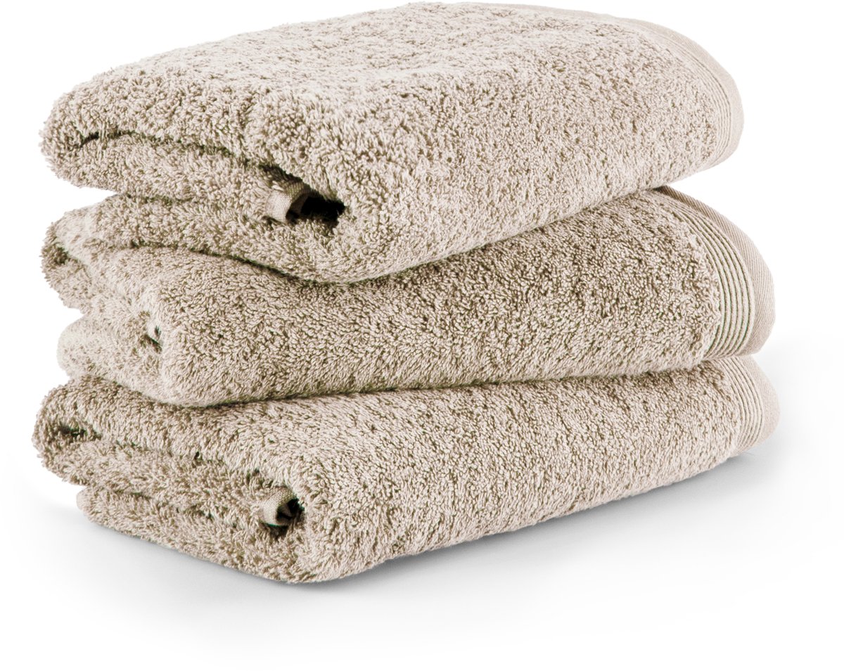 MÖVE Handdoekenset - set van 3 - 100% katoen - zacht, absorberend & huidvriendelijk - badkamer set - gemaakt in Duitsland - Superwuschel 3x 50x100 cm