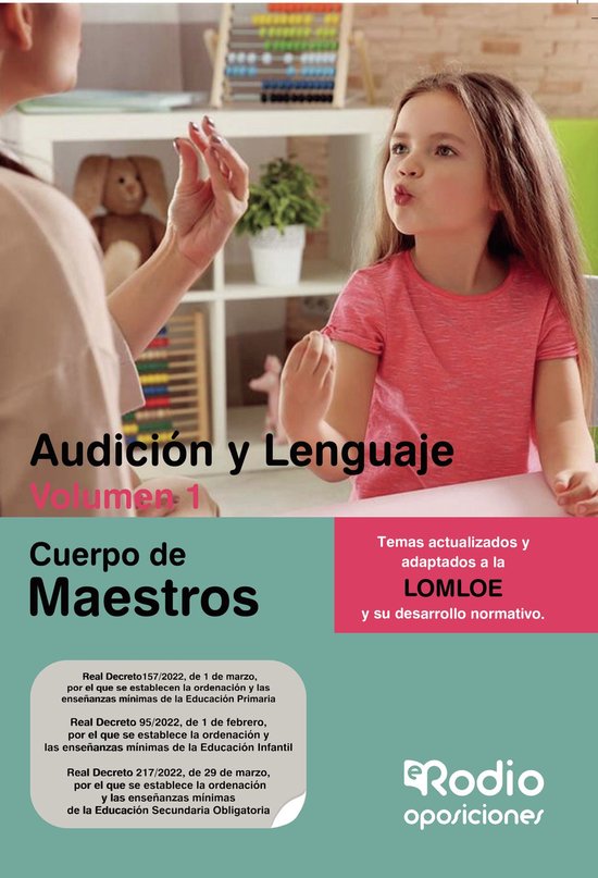 Cuerpo de Maestros. Audición y Lenguaje. Volumen 1. LOMLOE - cover