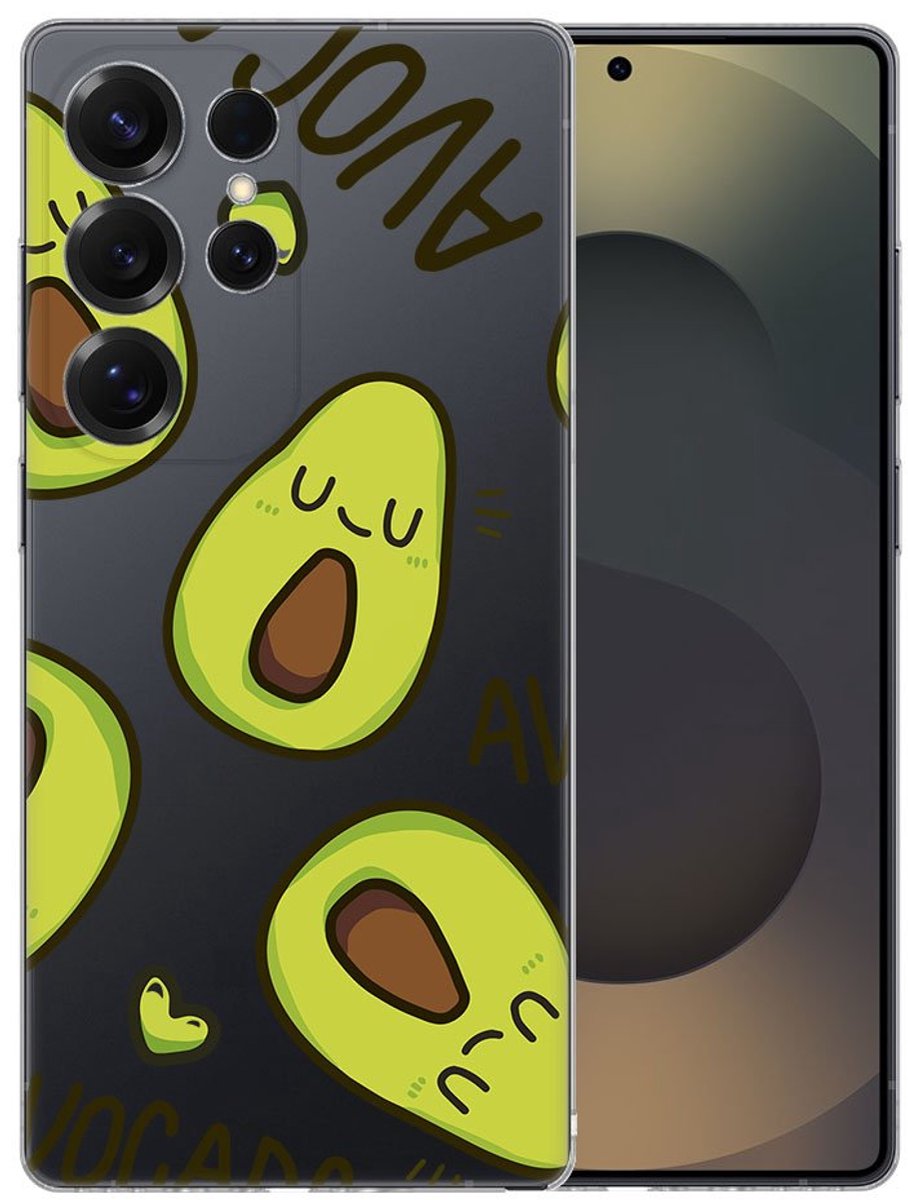TPU Hoesje Samsung Galaxy S25 Ultra - Avocado Singing Backcover
