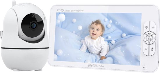 Qualista Babyfoon Monitor Pro - Babyfoon met camera - HD 7 - Qualista - €169,00