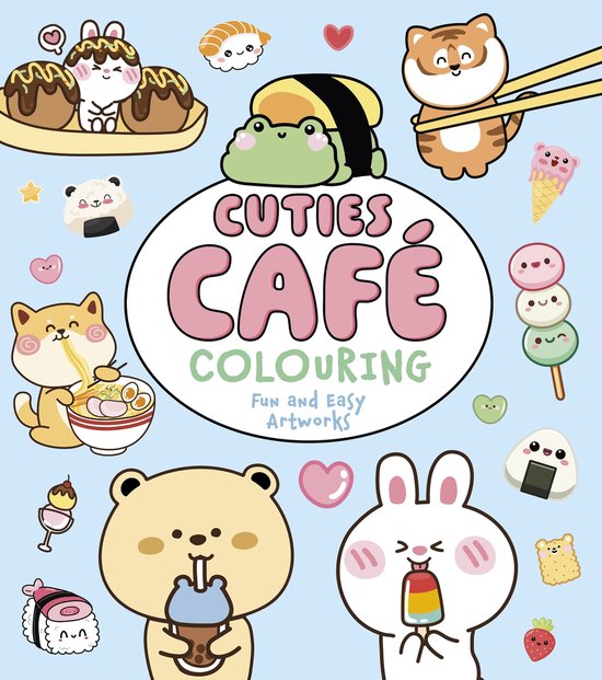 Cosy Time- Cuties Café Colouring - cover