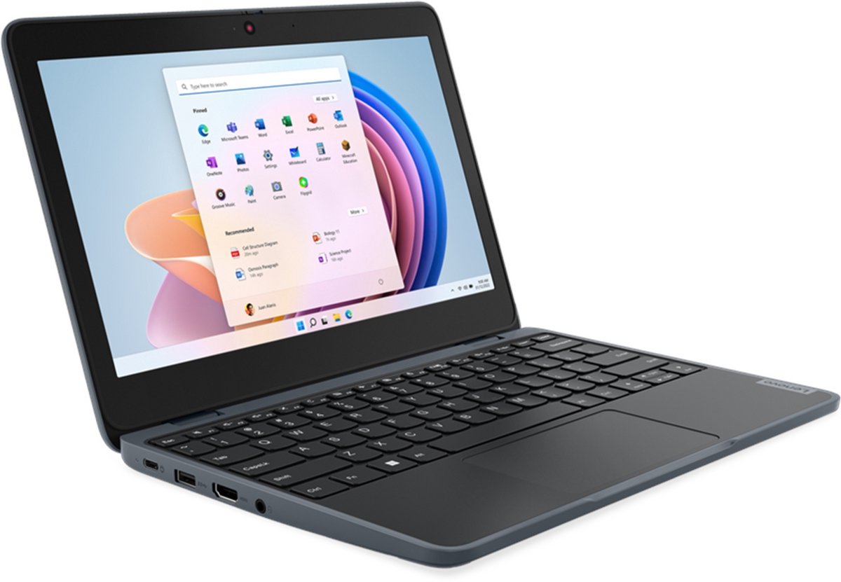 Lenovo Yoga 100W - 11.6 inch - Intel N100 - 4GB - 128GB SSD - Windows 11 — afbeelding 4