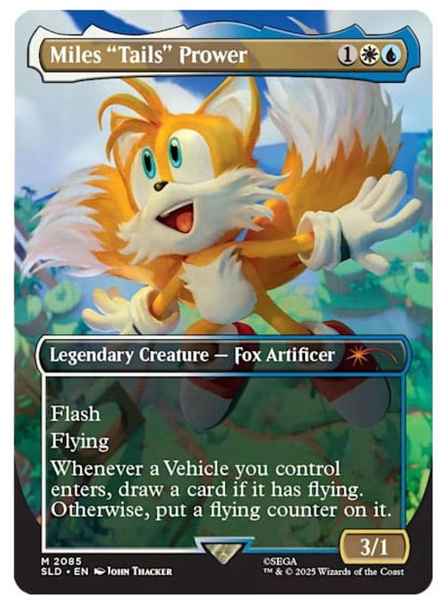 Wizards of the Coast Magic the Gathering Secret Lair x Sonic