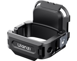 Ulanzi PK13 Uka Expansion Adapter voor DJI Osmo Pocket 3 - Met Cold Shoe en 1/4" Schroefdraad - Quick-Release Bevestiging - Aluminium - Zwart/Grijs