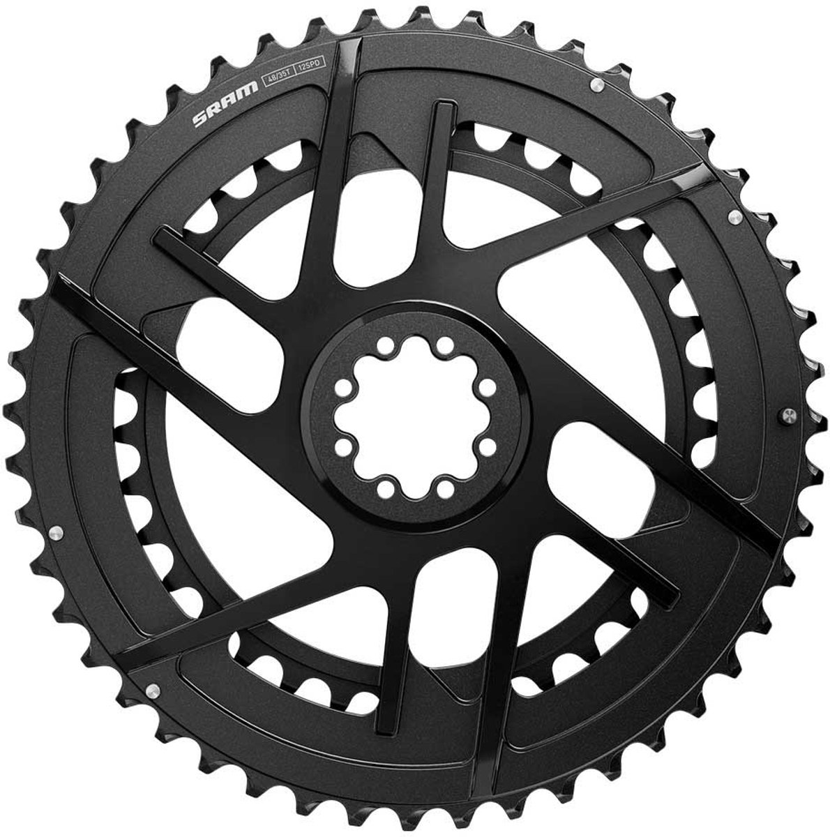 Sram Rival Axs 2x12s Dm Kettingblad Zilver 46/33t