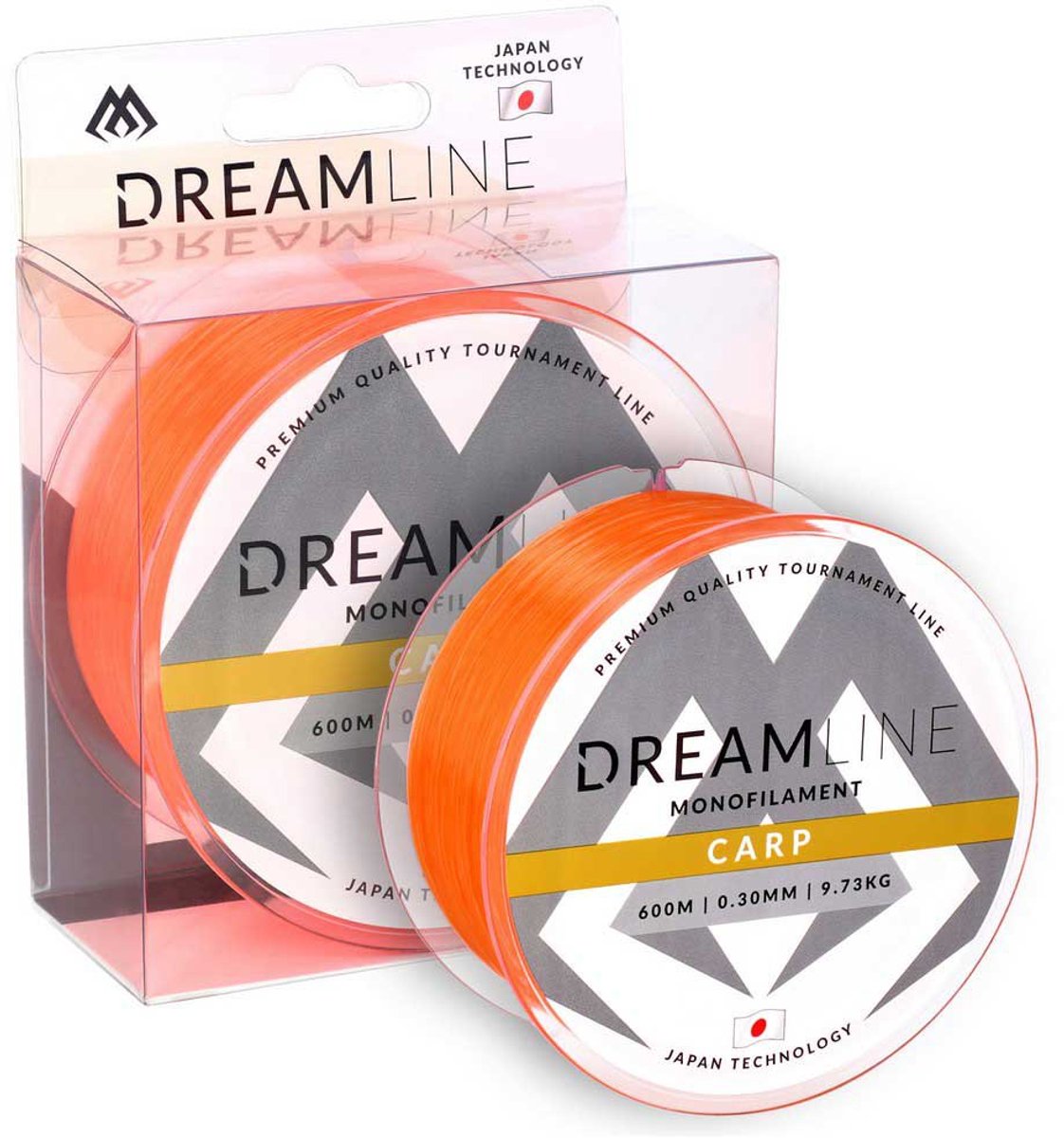 Mikado Dreamline Carp Karperlijn 600 M Oranje 0.300 mm