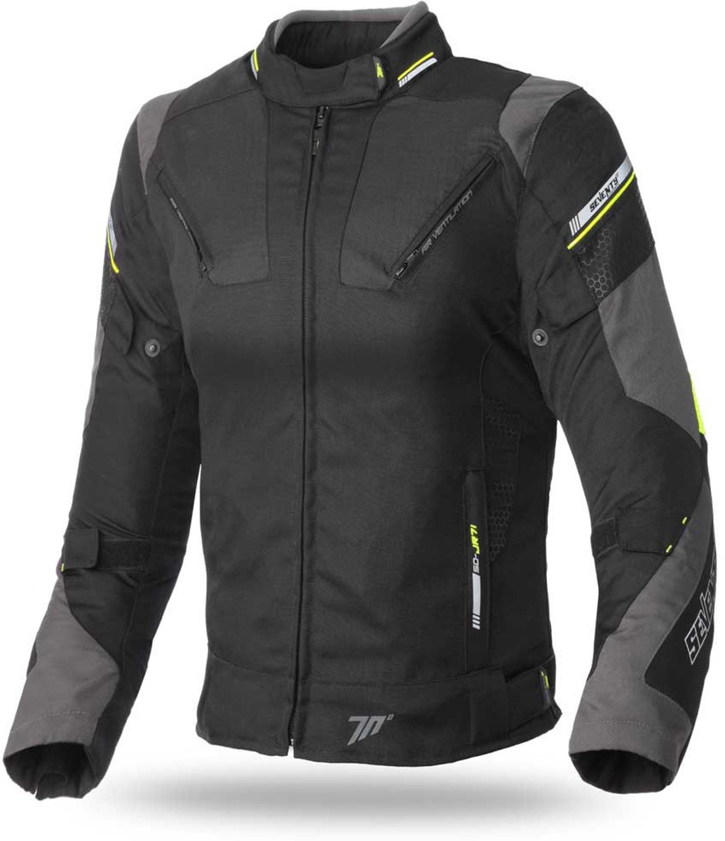 Seventy Degrees Sd-jr71 Winter Racing Jas Zwart XS Vrouw