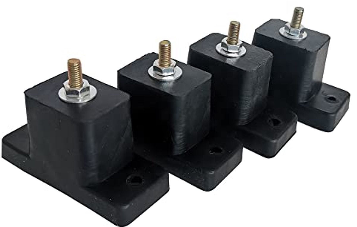 Montage Airconditioning Rubberen Pads 4 Stuks - Schokdemper Houder voor Buiten