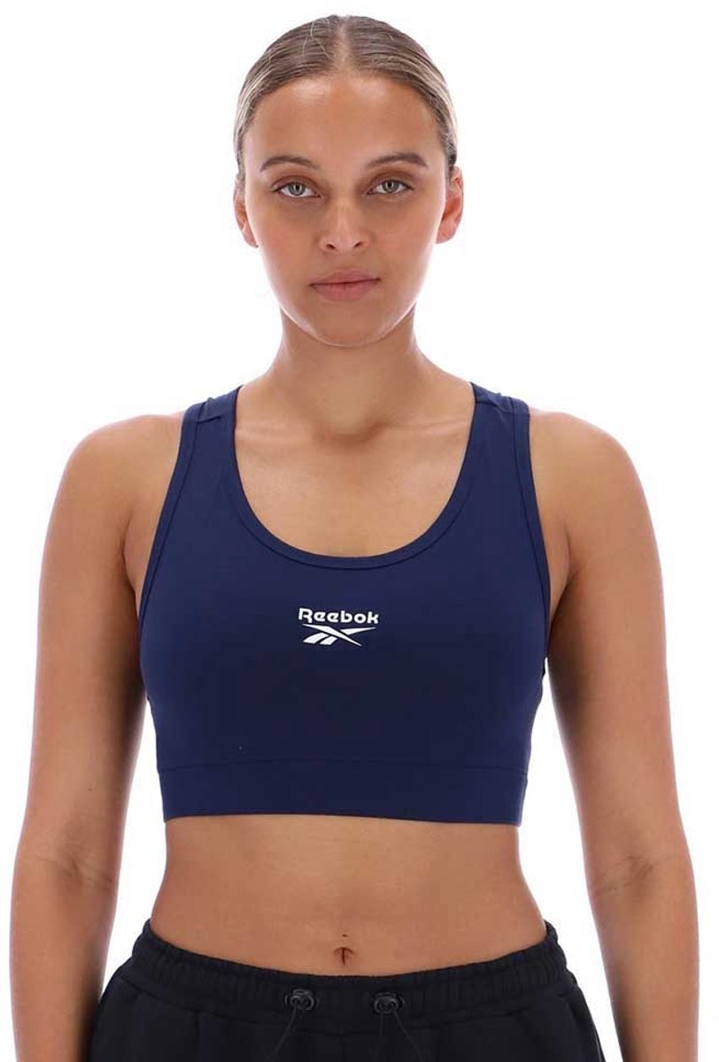 Reebok Classics Piper Scoop Small Logo Sportbeha Blauw L / Regular Vrouw