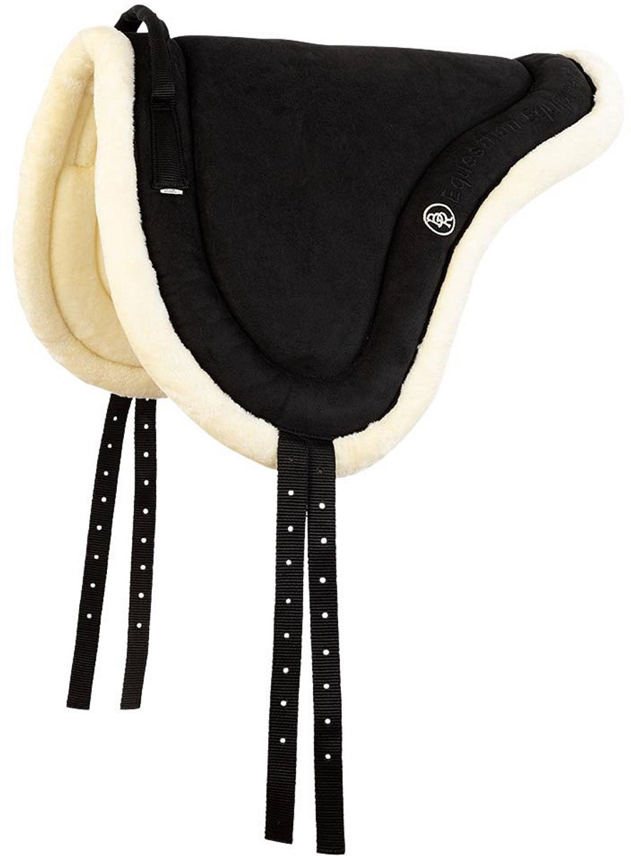 Br Bareback Zadeldekje Zwart Full