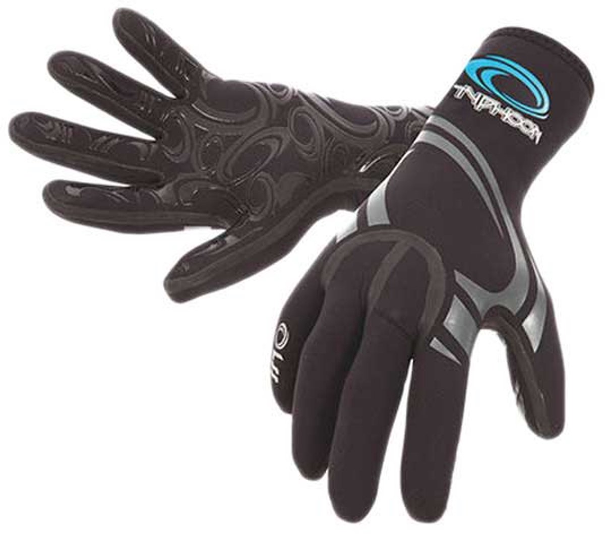 Typhoon Kona 1.5 Mm Handschoenen Zwart L Man,Vrouw