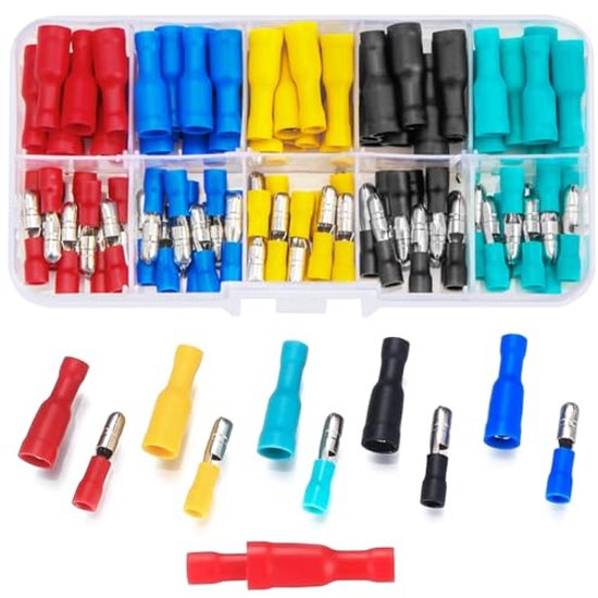 Lot De 4 Connecteurs Châssis 4 Pôles Speakon - Compatibles Neutrik NL4 Pour Audio Professionnel