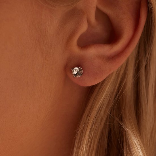 Ensemble argenté Cristal Swarovski blanc