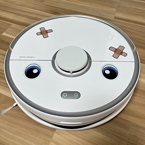 Decoratieve stickers voor robotstofzuiger robotmaaier gezicht ogen mond waterdicht UV-bestendig