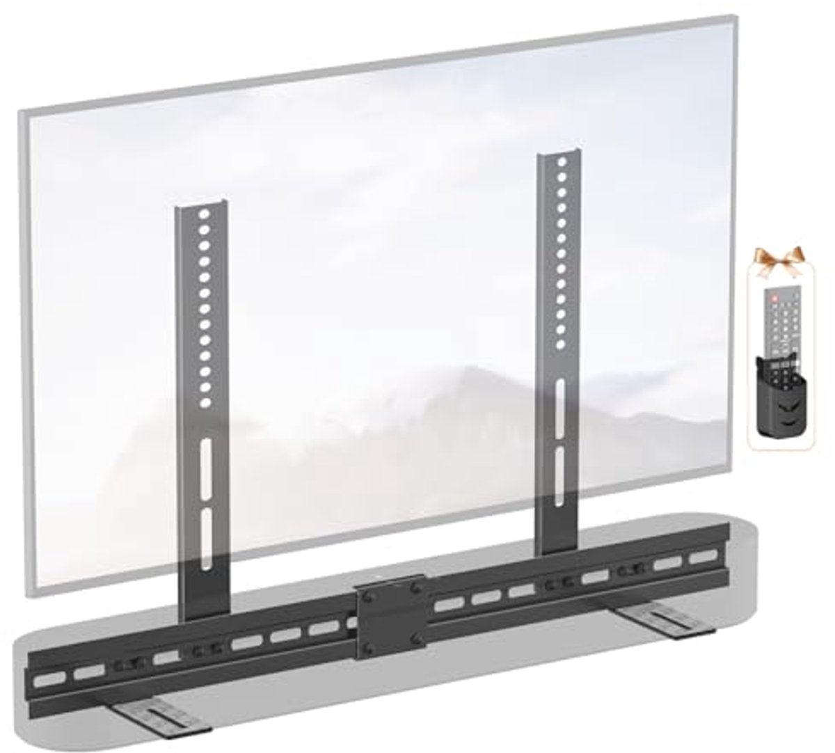 Verstelbare Heavy Duty Soundbar Houder voor TV - Geschikt voor de meeste TV's