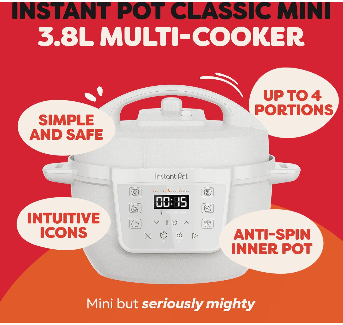 Kenners Instant Pot Mini 3,8L Multicooker - 7-in-1 Functie - afbeelding 2