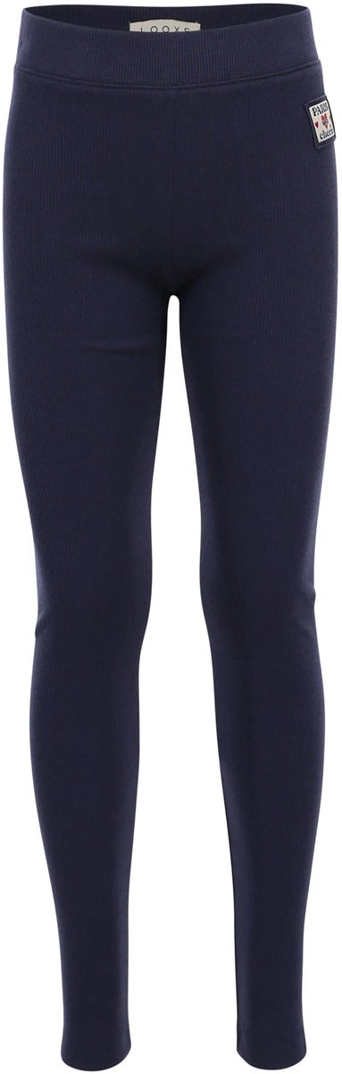 LOOXS Little 2532-7511-167 Meisjes Outlet > Legging - Maat 134 - Blauw van 95% cotton 5% Lycra