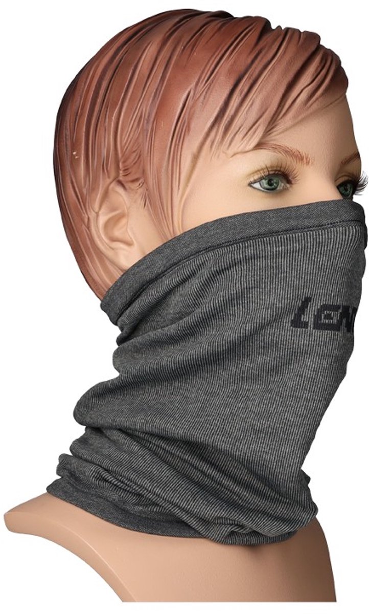 Lenz Multifunctionele Nekwarmer Grijs Man