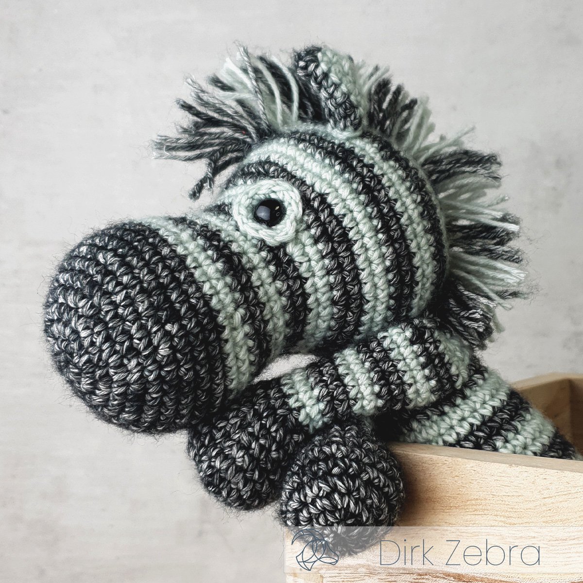Dirk de Zebra haken (haakpakket) — afbeelding 7