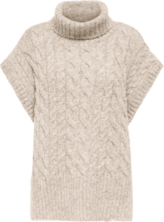 Only Sweater Onlida Life SL Cardigan col roulé CC Knt 15351102 Bouleau/mélange Taille femme - M