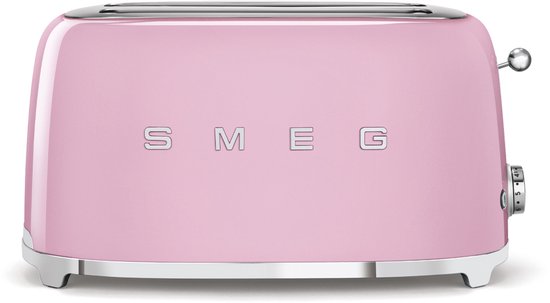 SMEG TSF02PKEU - Broodrooster - Roze - 2x4 - 1500W - 6 niveaus