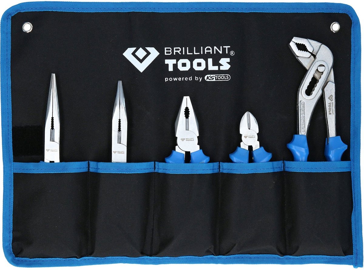 BRILLIANT TOOLS 5-delige tangenset - BT060005