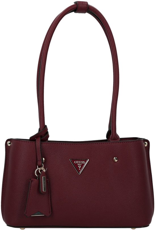 GUESS Sac à épaule Meridian II Shoulder Satchel Bag Ivory Écru