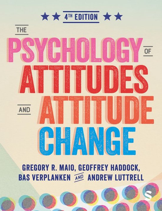 The Psychology of Attitudes and Attitude Change - cover