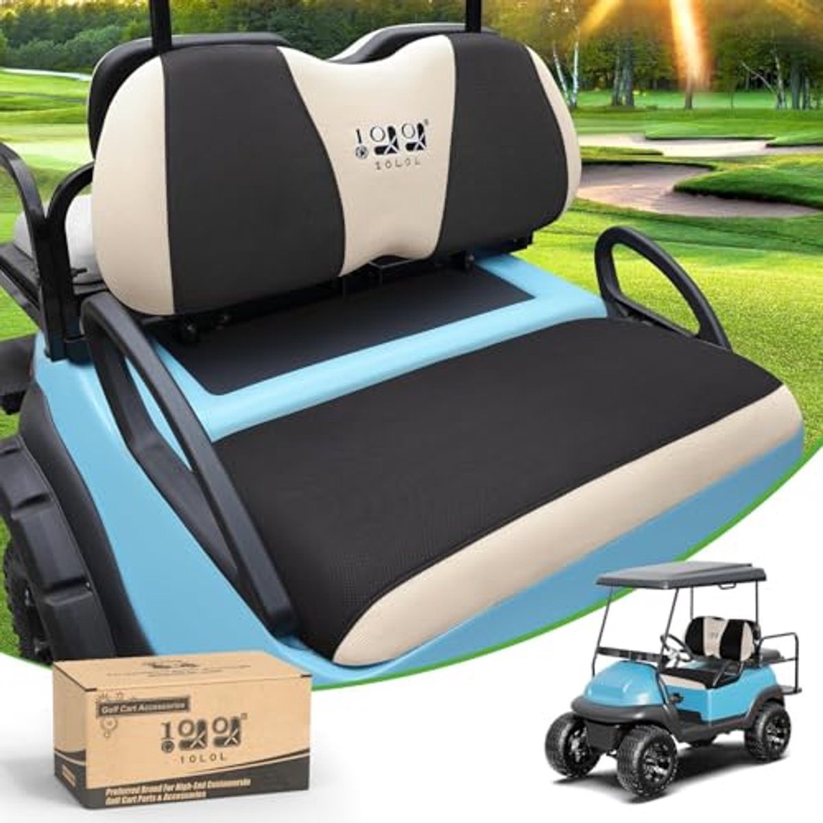 Image of Ademende Stoelhoes voor Golfbuggy - Krasbestendig en Wasbaar