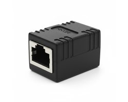 Ninzer RJ45 Koppelstuk - Netwerk LAN Internetkabel Verlengstuk Adapter - Ethernet UTP-koppeling