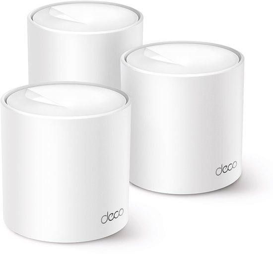 TP-Link Deco X50 Pro - Mesh Wifi - Wifi Versterker- WiFi 6- 3000 Mbps - 3 Pack