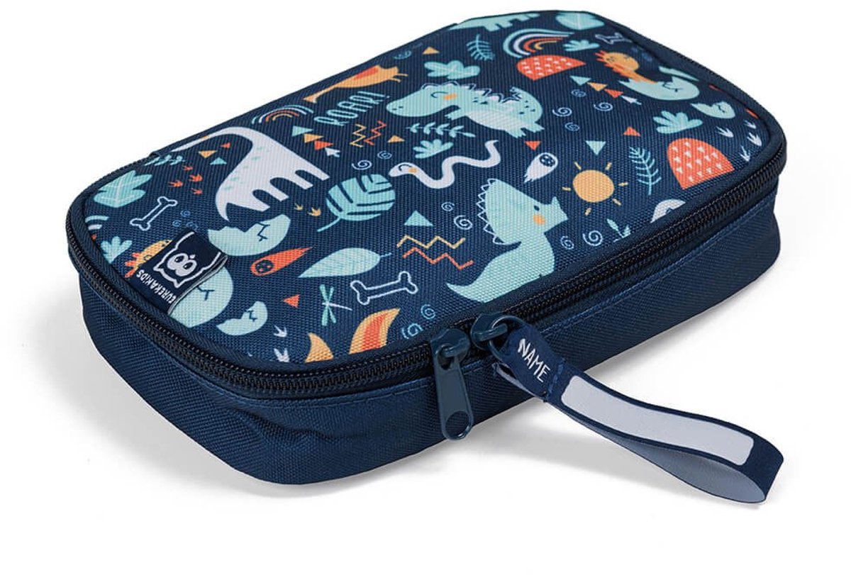 Eurekakids Snackhouder Voor Kinderen Met Dinosaurusontwerp Blauw