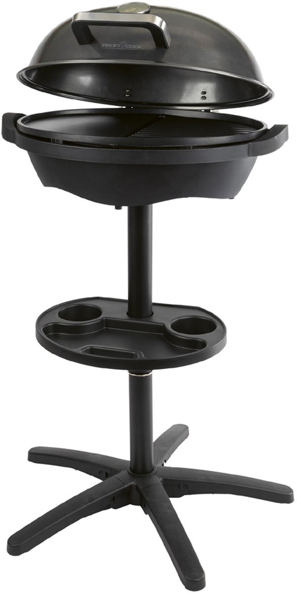 PROFI COOK Elektrische barbecue PC-BQS 1303, zwart