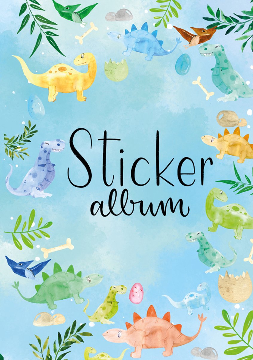 Stickeralbum Dino, formaat A5