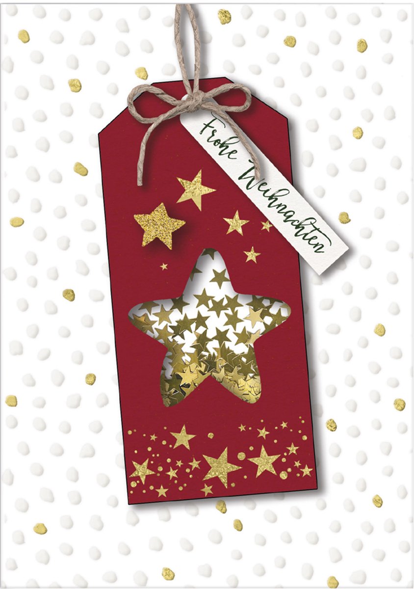 Kerstkaart 'Hert'