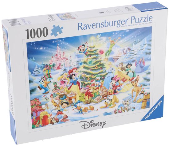 Ravensburger puzzel Disney: A Disney Christmas – 1000 stukjes