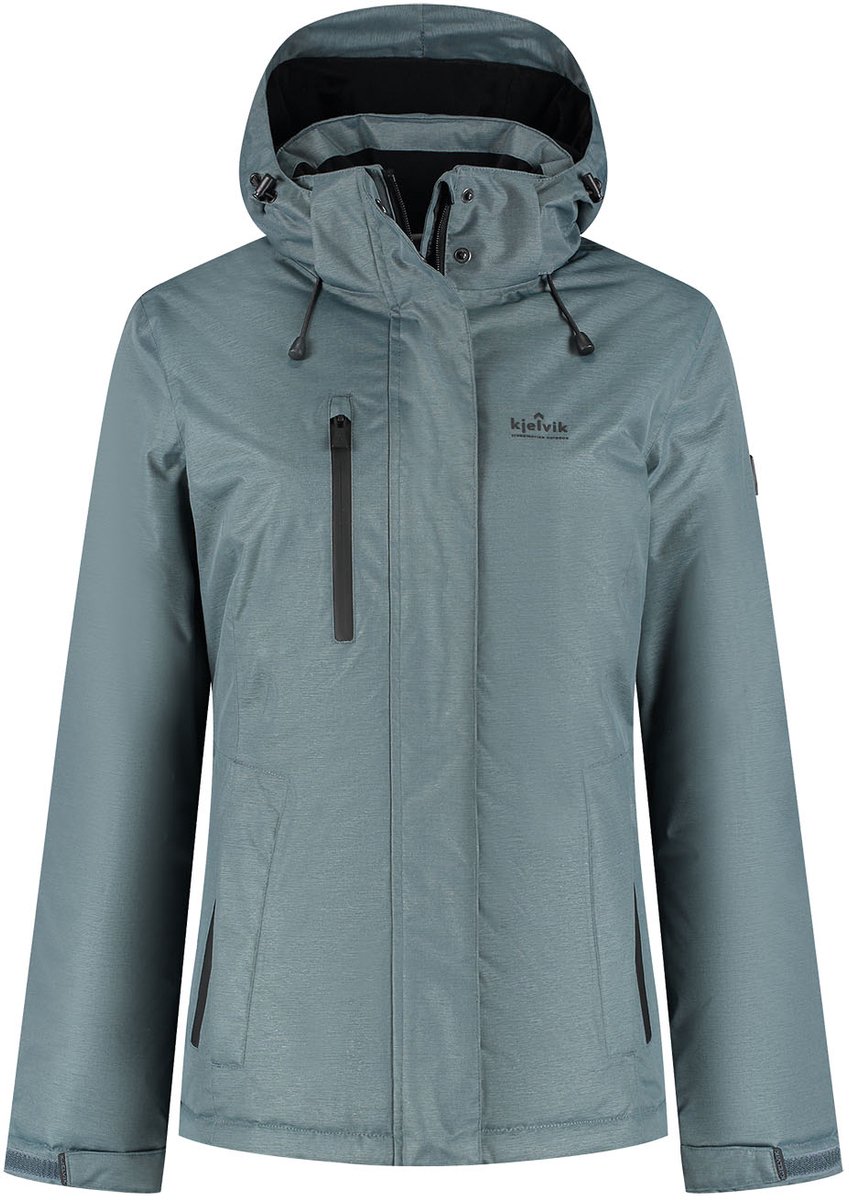 Kjelvik Yrsa Dames Outdoorjas - Blue